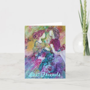 Beste Freunde" Notecard Karte