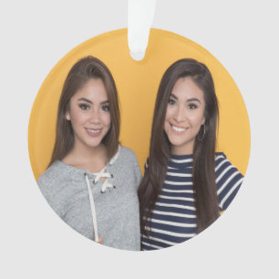 Beste Freunde - Rückseite - Weihnachtsbaumschmuck Ornament