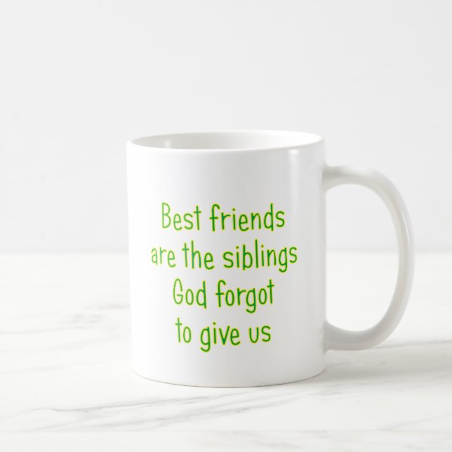 Beste Freunde sind die Geschwister Kaffeetasse (Rechts)