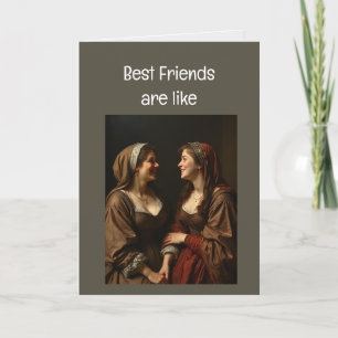 Beste Freunde sind wie Märchen Karte