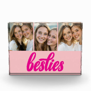 Beste Freunde Skriptgeschenk für Freunde FotoColla Fotoblock