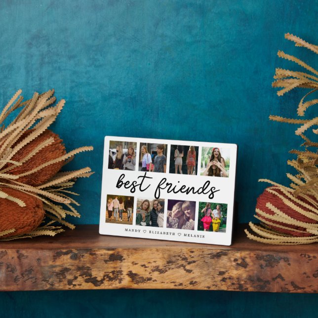 Beste Freunde Skriptgeschenk für Freunde FotoColla Fotoplatte (Seite)