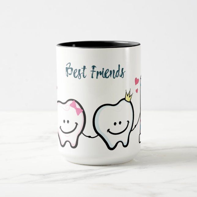 Beste Freunde Tasse (Zentrum)