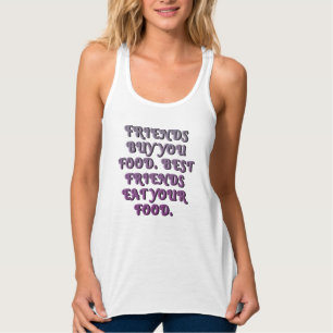 BESTE FREUNDE UND LEBENSMITTEL TANK TOP