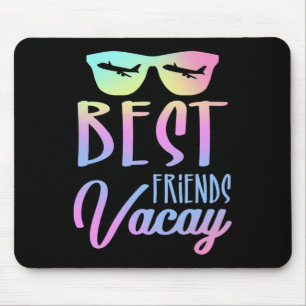 Beste Freunde Urlaubsreise Gruppe Kreuzfahrt Mousepad