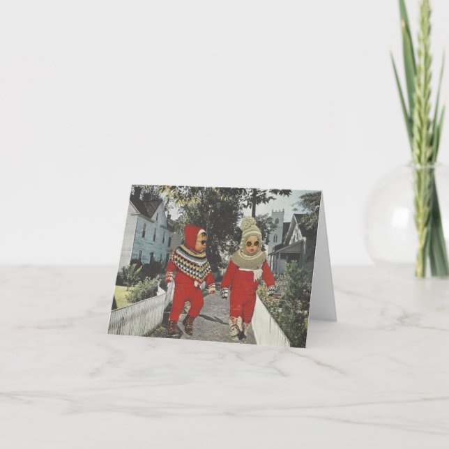 BESTE FREUNDIN Babys - Dankeskarte (Vorderseite)