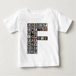 BESTE FREUNDIN Best Friends Forever 15 Collage Tem Baby T-shirt