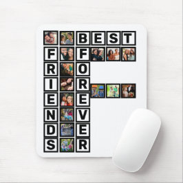 BESTE FREUNDIN Best Friends Forever 15 Collage Tem Mousepad