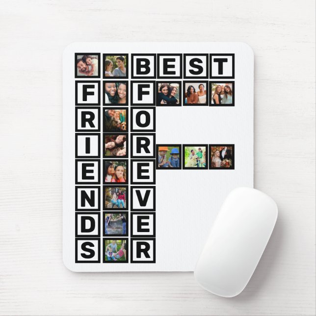 BESTE FREUNDIN Best Friends Forever 15 Collage Tem Mousepad (Mit Mouse)