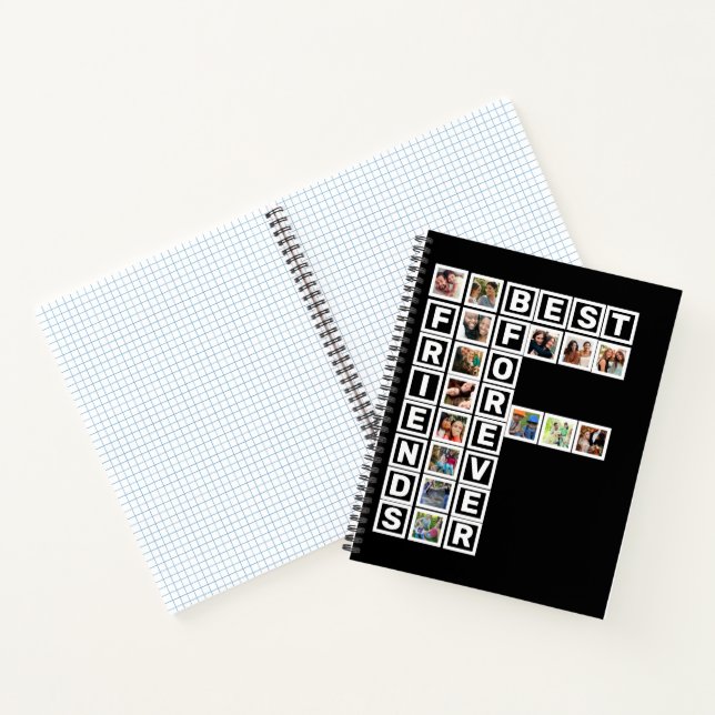 BESTE FREUNDIN Best Friends Forever 15 Collage Tem Notizbuch (Innenseite)