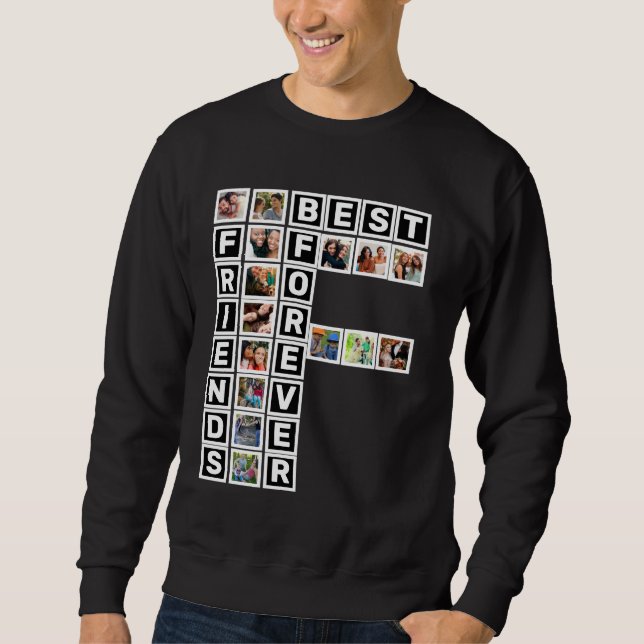 BESTE FREUNDIN Best Friends Forever 15 Collage Tem Sweatshirt (Vorderseite)