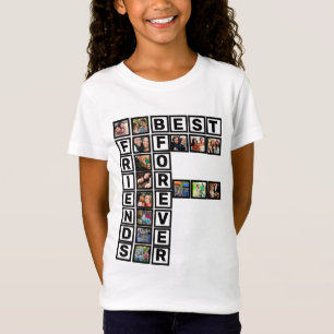 BESTE FREUNDIN Best Friends Forever 15 Collage Tem T-Shirt