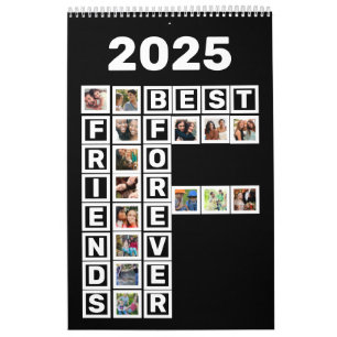 BESTE FREUNDIN Best Friends Forever 27 Collage Tem Kalender