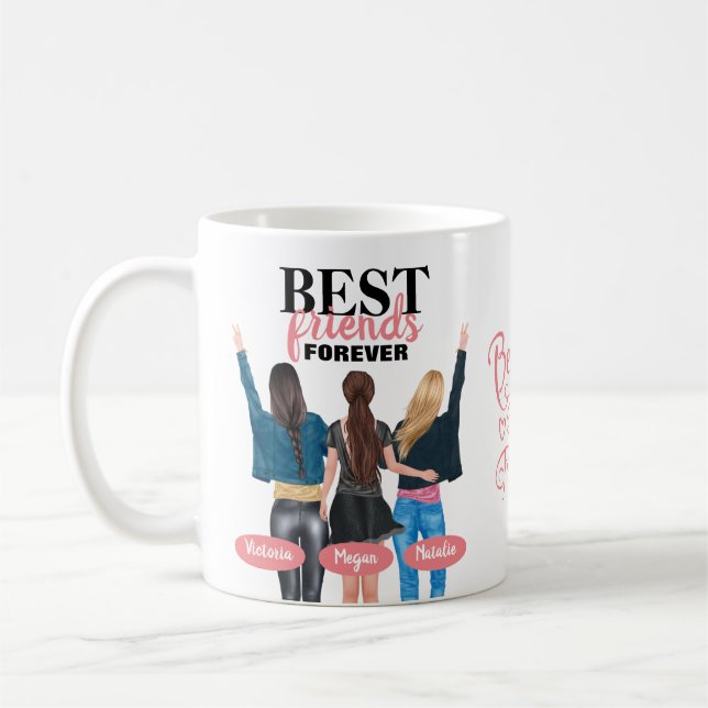 BESTE FREUNDIN Best Friends Forever Coffee Tasse (Links)