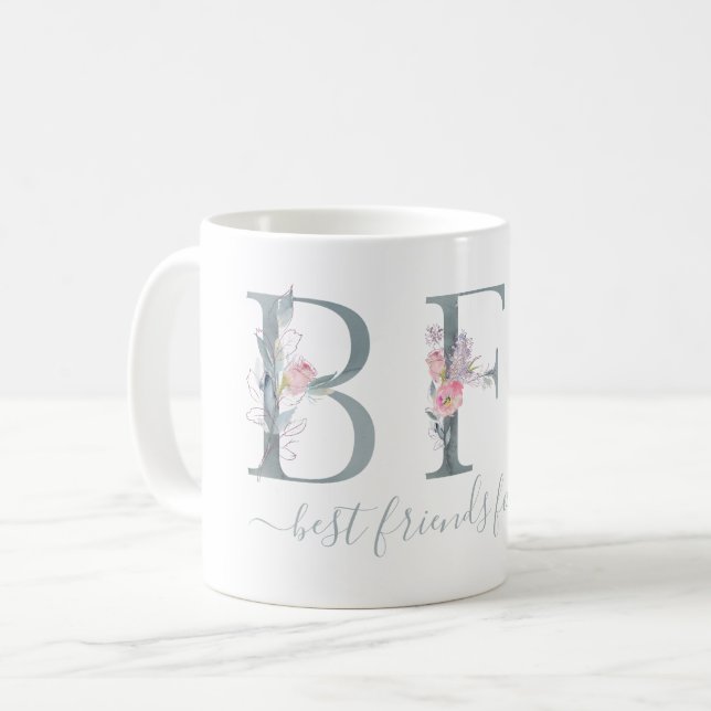 BESTE FREUNDIN Best Friends Forever Foto Moderne T Kaffeetasse (Vorderseite Links)