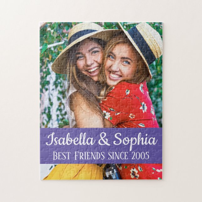 BESTE FREUNDIN Best friends Modernes, maßgeschneid Puzzle (Vertikal)