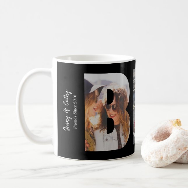 BESTE FREUNDIN Beste Freunde für immer 3 Fotocolla Kaffeetasse (Mit Donut)