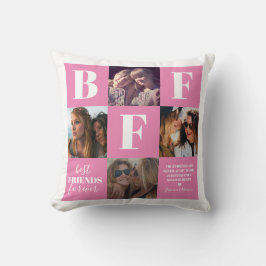 BESTE FREUNDIN Besties Fotomaterial Rosa Kissen