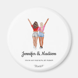 Beste Freundin Besties Freundschaft Individuelle N Magnet