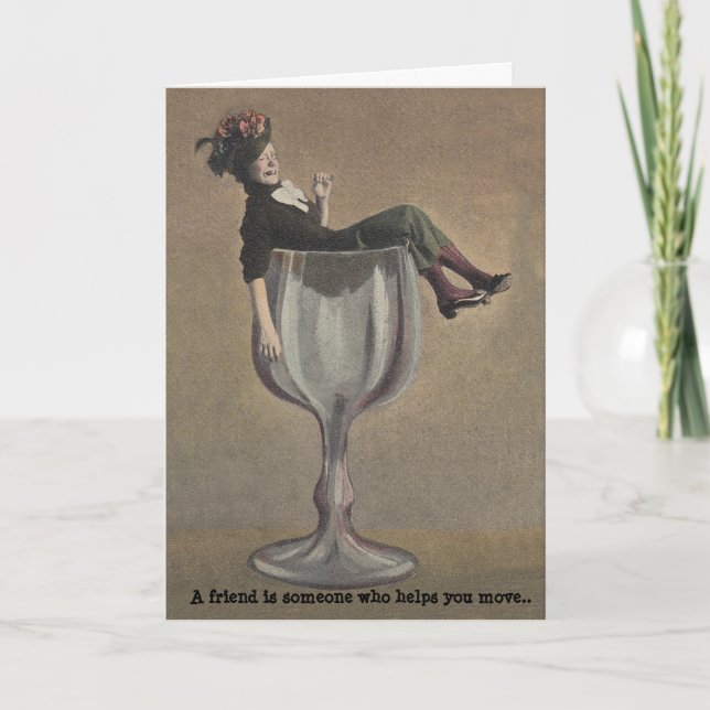 BESTE FREUNDIN definiert Spaß LOL Lady Friendship  Karte (Vorderseite)