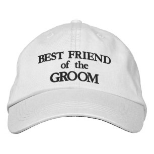 Beste Freundin des Groom Schwarz, maßgeschneiderte Bestickte Baseballkappe