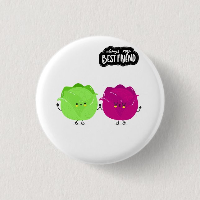 Beste-Freundin-Essen-Freundschaft Button (Vorderseite)
