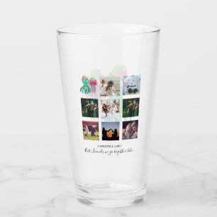 BESTE FREUNDIN Foto Collage Jellyfish Octopus Cust Glas