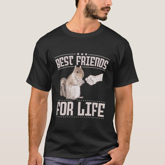 Beste Freundin für das Eichhörnchen T-Shirt (Vorderseite)
