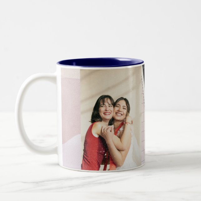 Beste Freundin für immer Süße rosa Kaffeetasse | B (Links)
