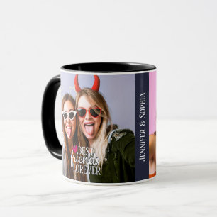Beste Freundin für immer zwei Bilder Vorlage trend Tasse