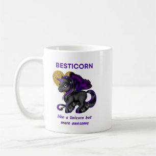 BESTE FREUNDIN gibt Besticorn wie ein Einhorn, abe Kaffeetasse