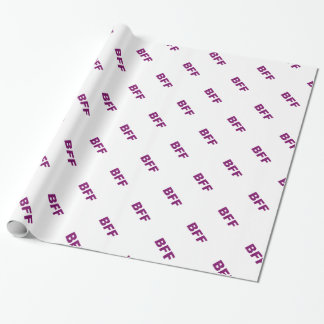 BESTE FREUNDIN Glitzer Geschenkpapier