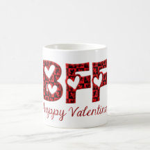 BESTE FREUNDIN Happy Valentine Niedliche Kupiden T