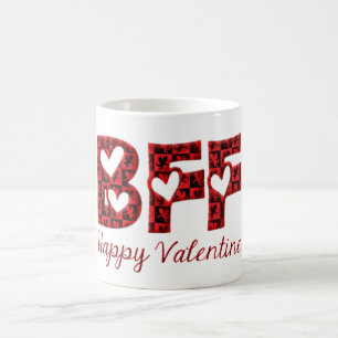 BESTE FREUNDIN Happy Valentine Niedliche Kupiden T Tasse