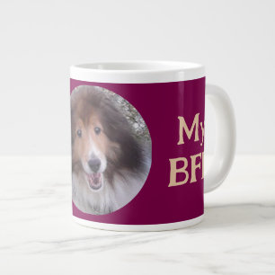 BESTE FREUNDIN Haustier Foto PERSONALISIEREN Jumbo-Tasse