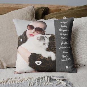 Beste Freundin Haustier Freunde Katzenmutter Liebe Kissen