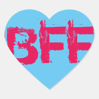 BESTE FREUNDIN Heart Stickers