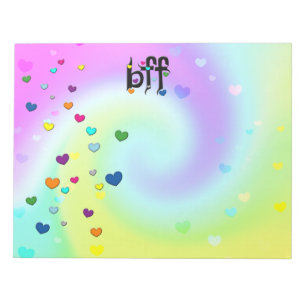 beste Freundin ~ Herz Notizblock