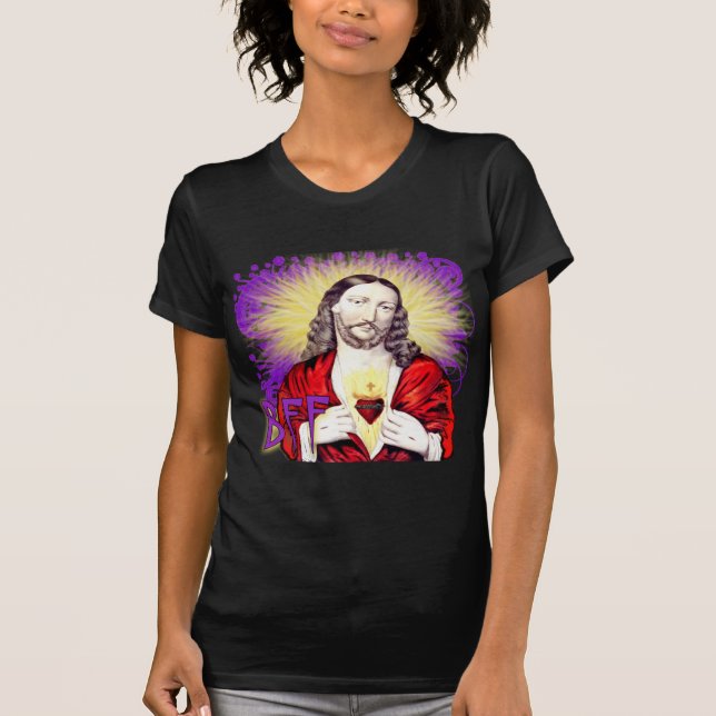BESTE FREUNDIN Jesus Christus T-Shirt (Vorderseite)