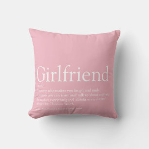 Beste Freundin Liebesherzen Definition Rosa Kissen