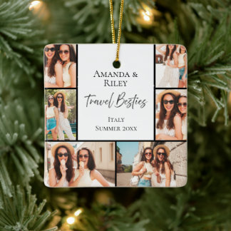 Beste-Freundin-Multi-Foto Keramikornament