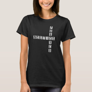 Beste Freundin Puzzle & Crossword Fun Besties Fore T-Shirt