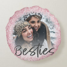 Beste Freundin Rosa Glitter-Foto