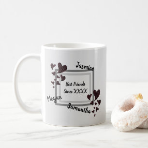 Beste Freundin Rotes Herz Freundschaft Beste Freun Kaffeetasse