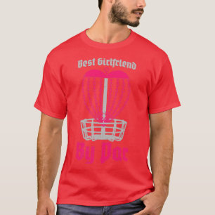 Beste Freundin von Par Disk Golf Player Basket Cha T-Shirt