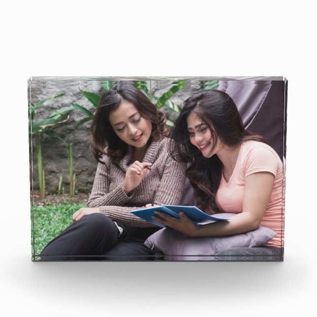 Beste Freundin Weihnachtsgeschenk für Freundschaft Fotoblock (Vorderseite)