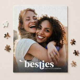 Beste Freundinnen Benutzerdefiniertes Foto Puzzle