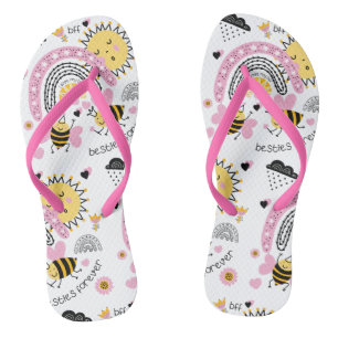 Beste Freundinnen der Königinnen für immer süße BF Flip Flops