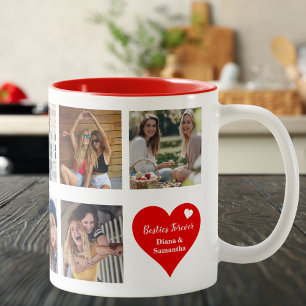 Beste Freundinnen für immer, BFF 9 Benutzerdefinie Zweifarbige Tasse