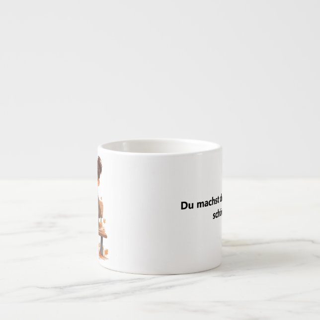 Beste Freundinnen-Tasse - Gemeinsam Lachen & Kaffe Espressotasse (Vorderseite)